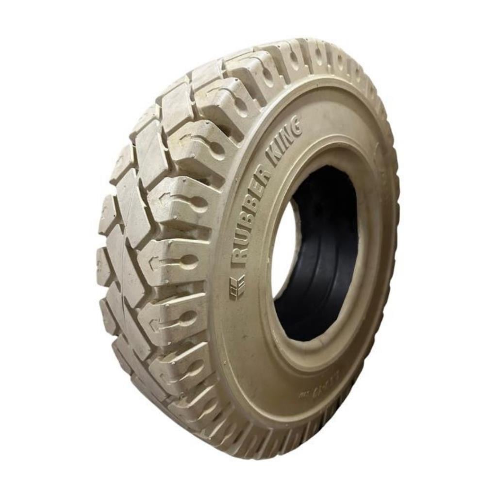 650-10 Premium Forklift Beyaz Dolgu Lastik Sekmansiz RUBBERKING 5.00F-10 65010 6.50-10