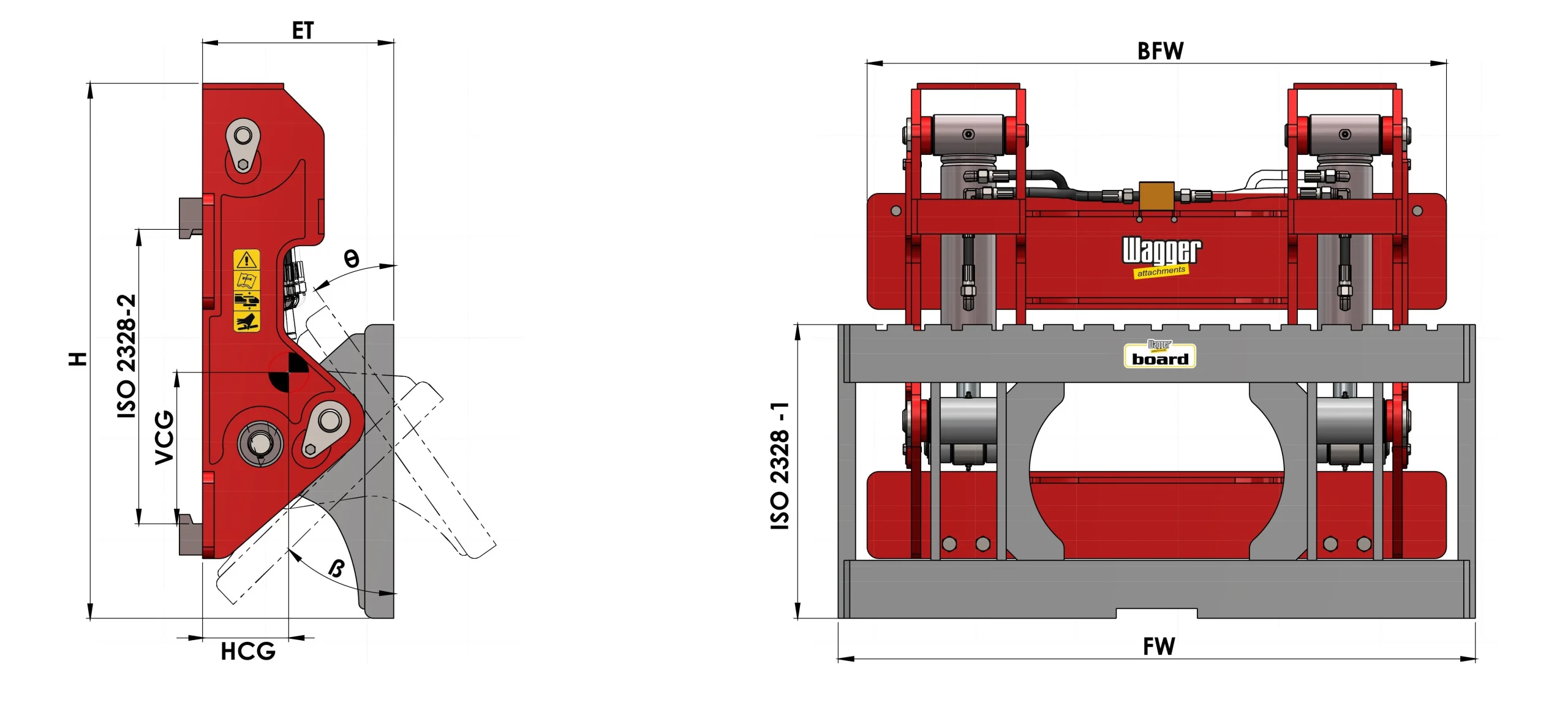 HFA - Öne-Arkaya Açılı Forklift Aynası gorsel 2