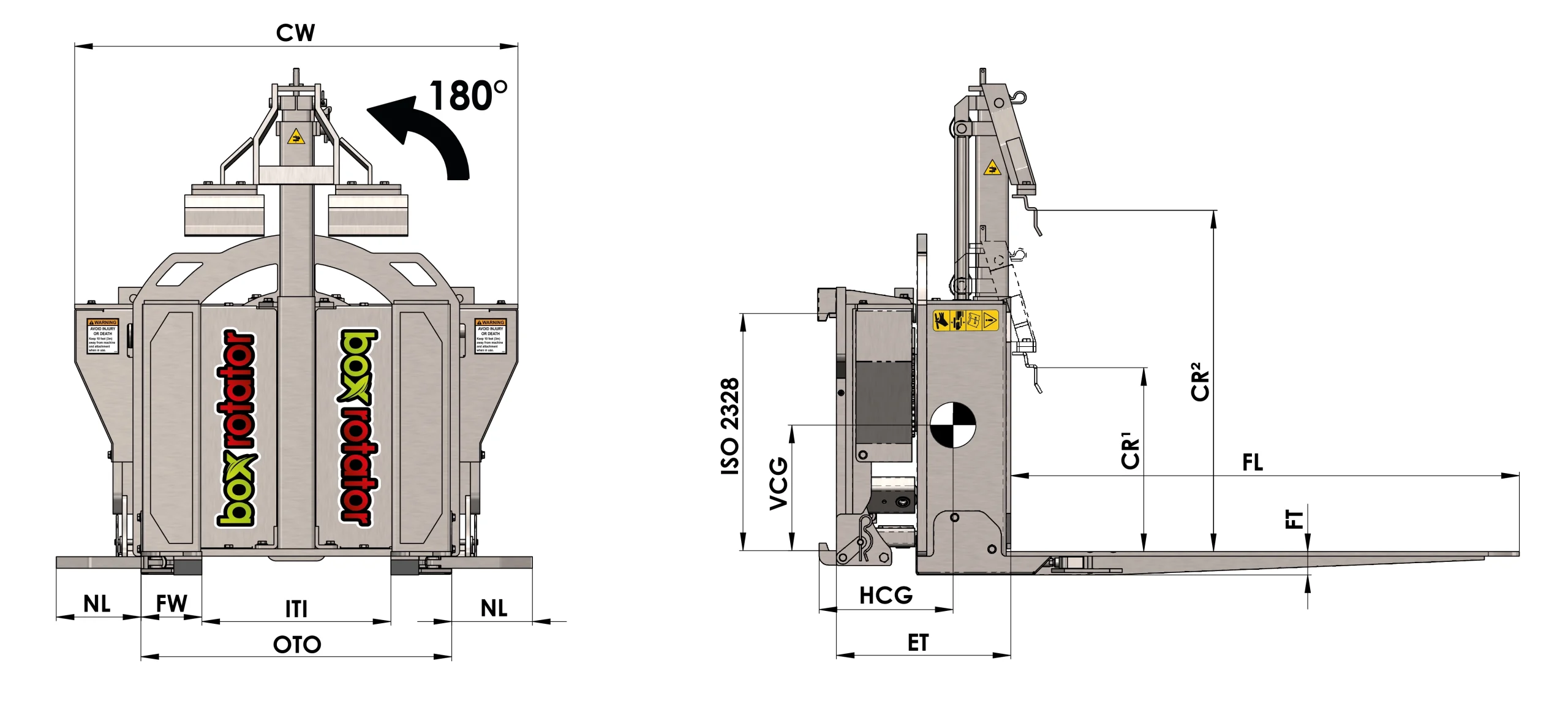 RBR-G - 180° Kasa Çevime Ataşmanı / Galvanizli Seri gorsel 2